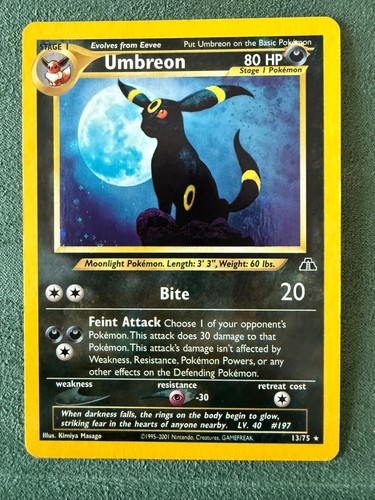 Umbreon neo discovery - 13/75,