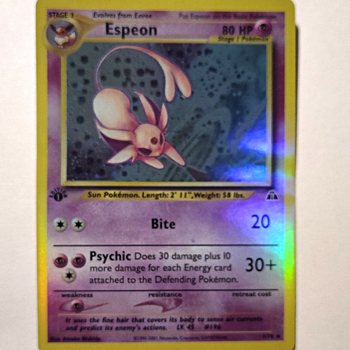 Espeon neo discovery 1 - 1/75, 1°