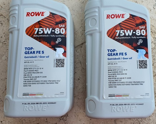 Olio cambio 75w rowe - cambio,
